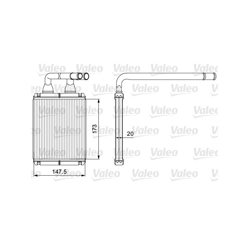 Radiateur de chauffage VALEO