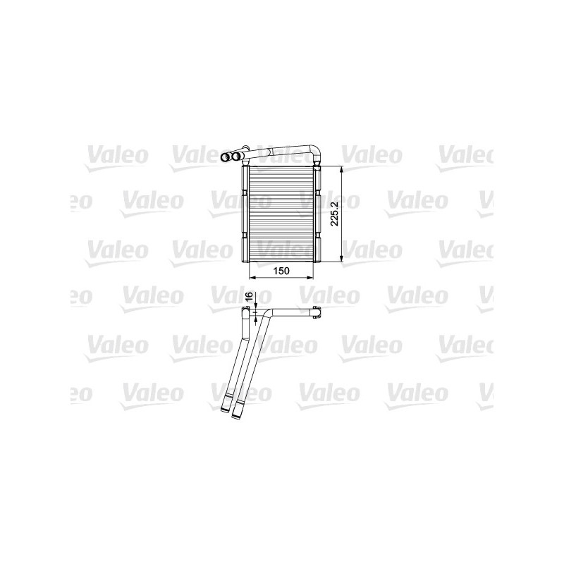 Radiateur de chauffage VALEO