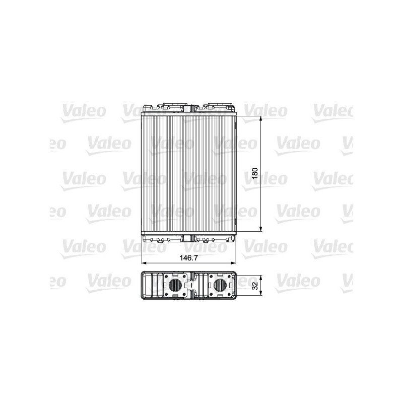 Radiateur de chauffage VALEO