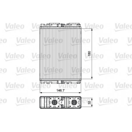 Radiateur de chauffage VALEO