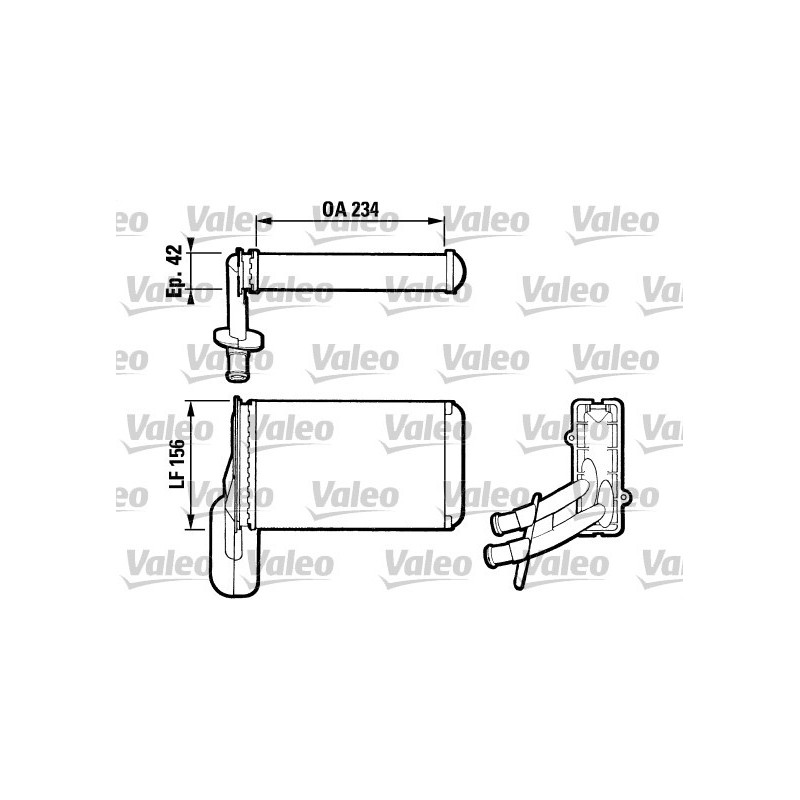Radiateur de chauffage VALEO