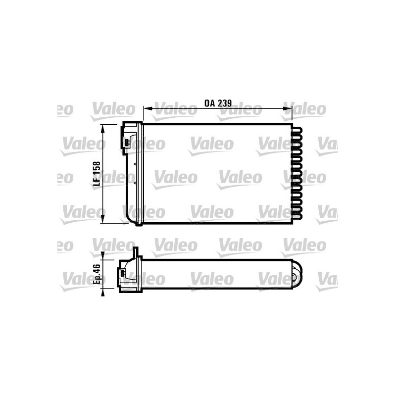 Radiateur de chauffage VALEO