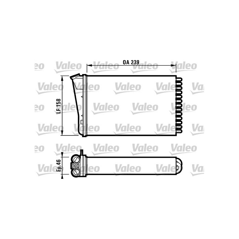 Radiateur de chauffage VALEO