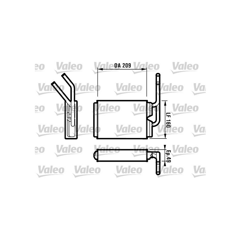 Radiateur de chauffage VALEO