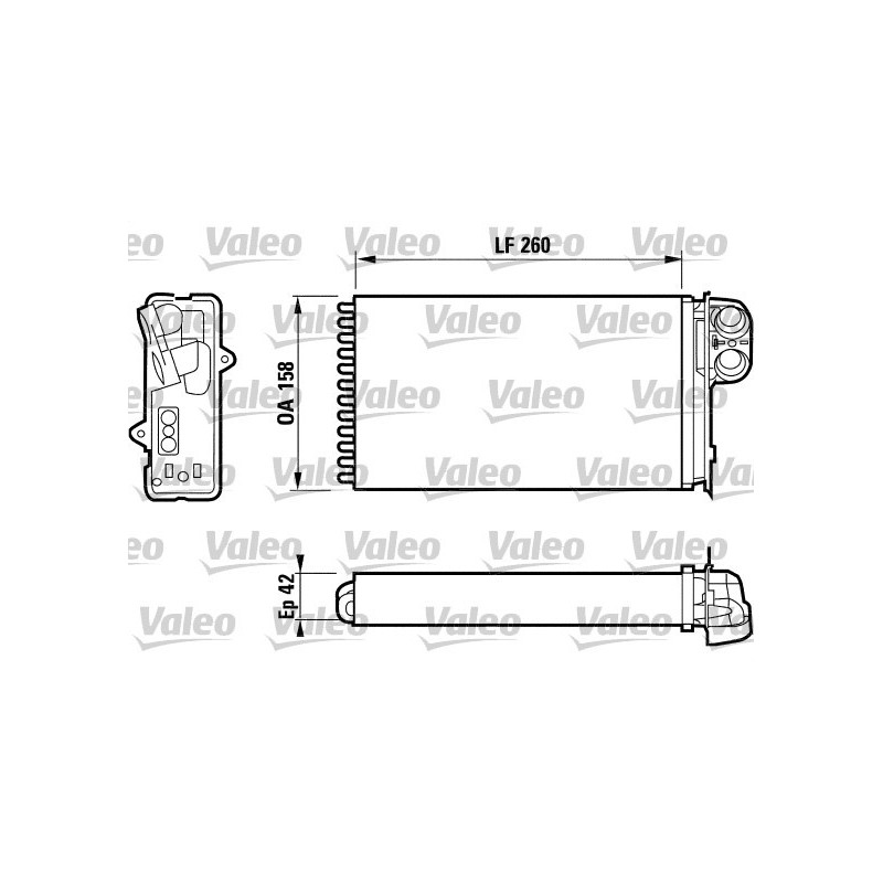 Radiateur de chauffage VALEO