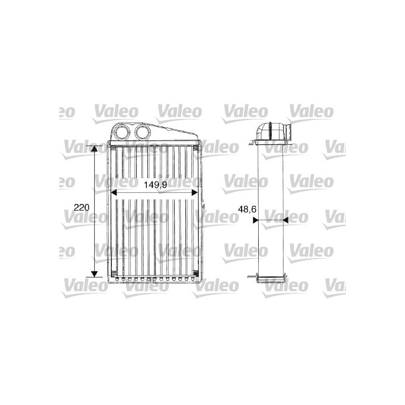 Radiateur de chauffage VALEO