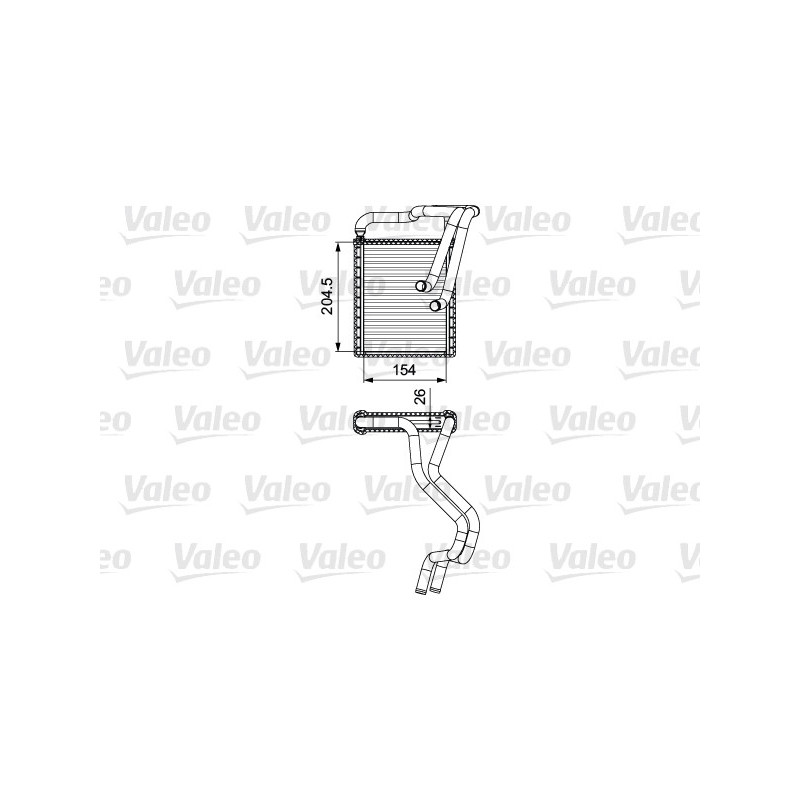 Radiateur de chauffage VALEO