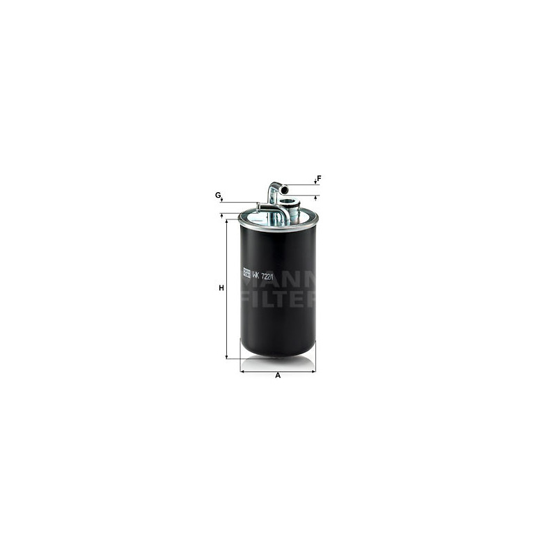 Filtre à carburant MANN-FILTER