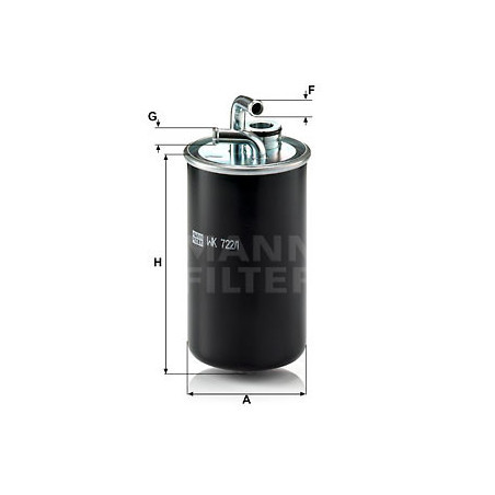 Filtre à carburant MANN-FILTER