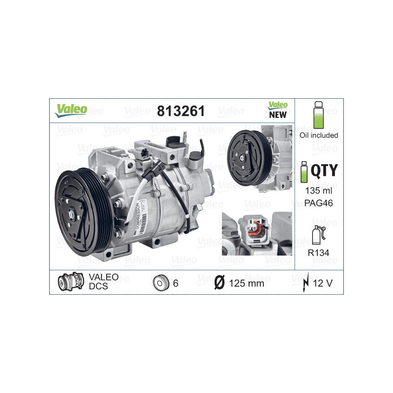 Compresseur de climatisation VALEO