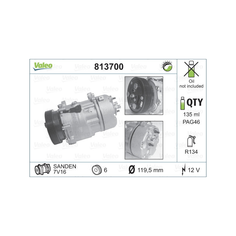 Compresseur de climatisation VALEO