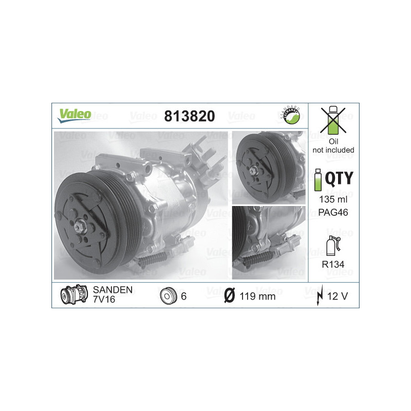 Compresseur de climatisation VALEO
