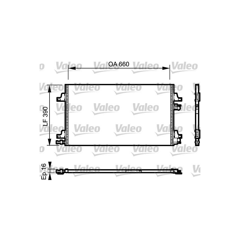 Condenseur de climatisation VALEO