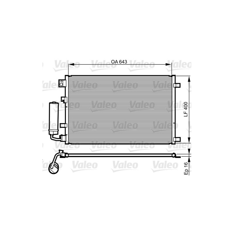 Condenseur de climatisation VALEO