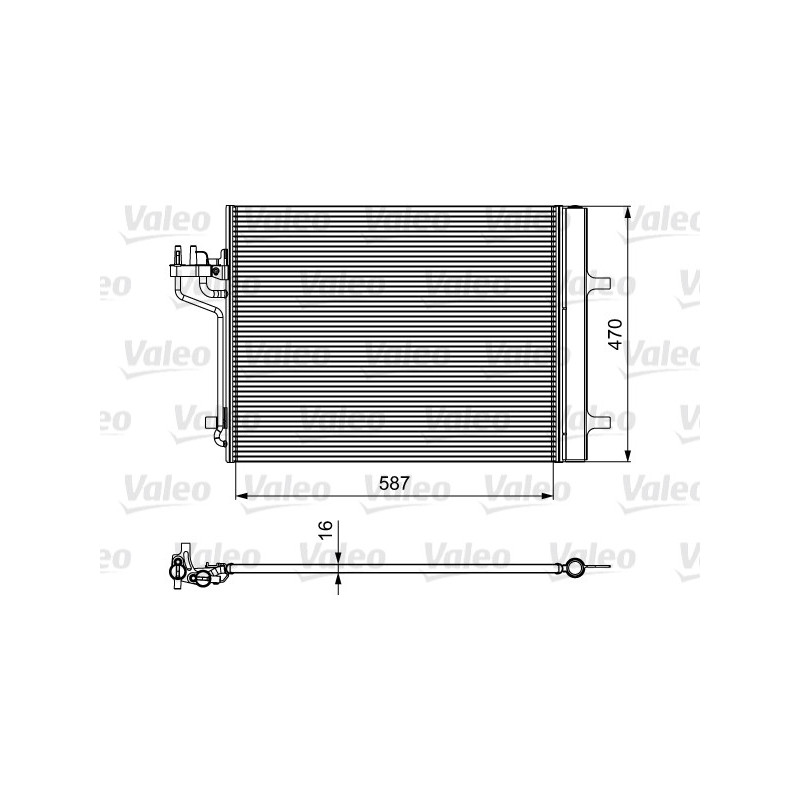 Condenseur de climatisation VALEO