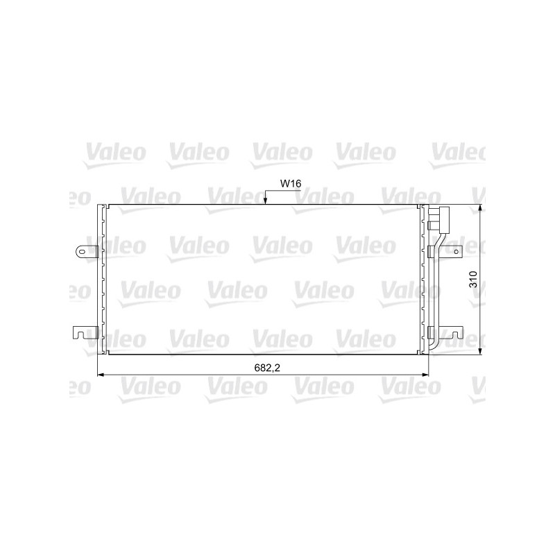 Condenseur de climatisation VALEO