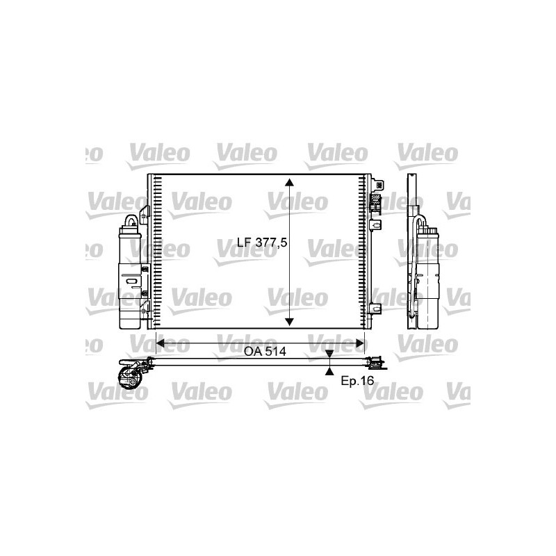 Condenseur de climatisation VALEO