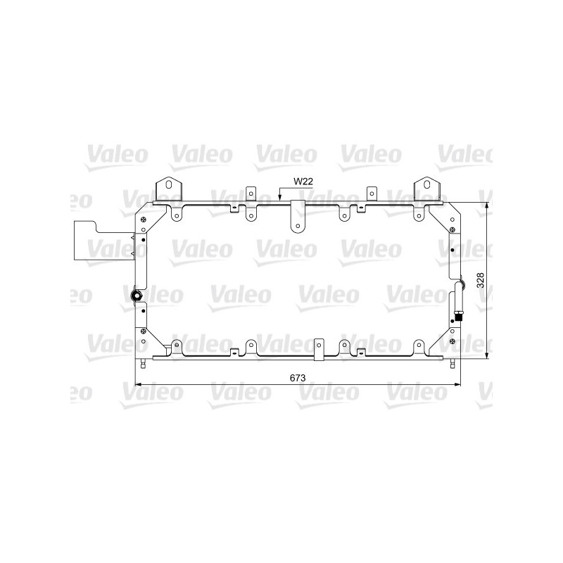 Condenseur de climatisation VALEO