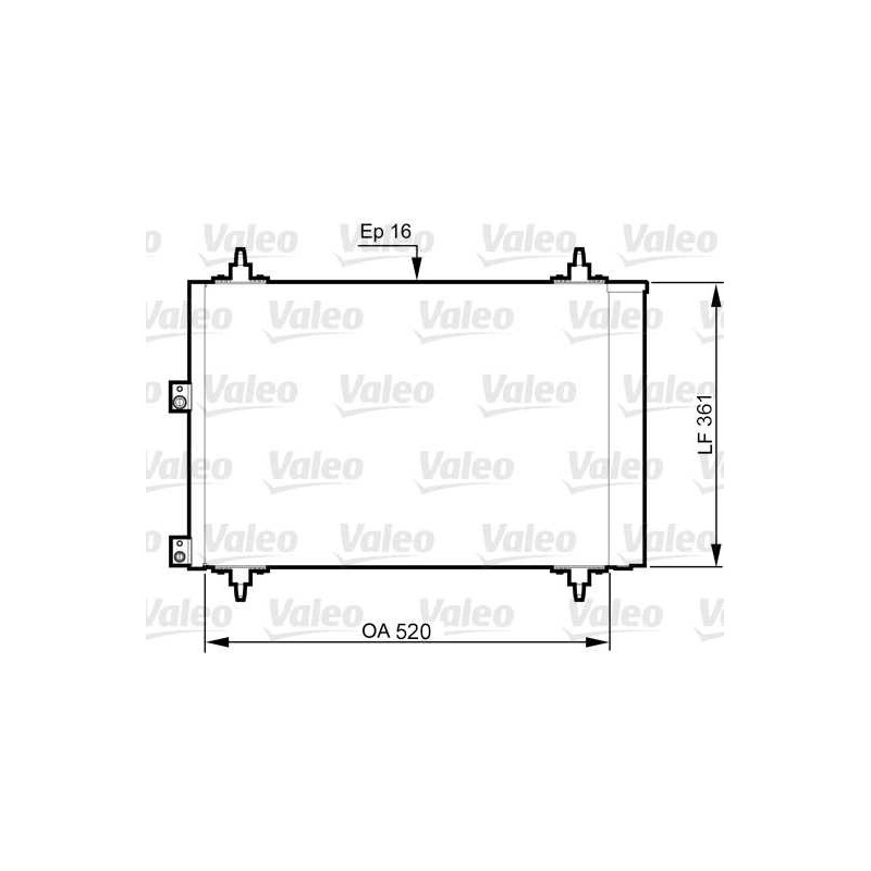 Condenseur de climatisation VALEO