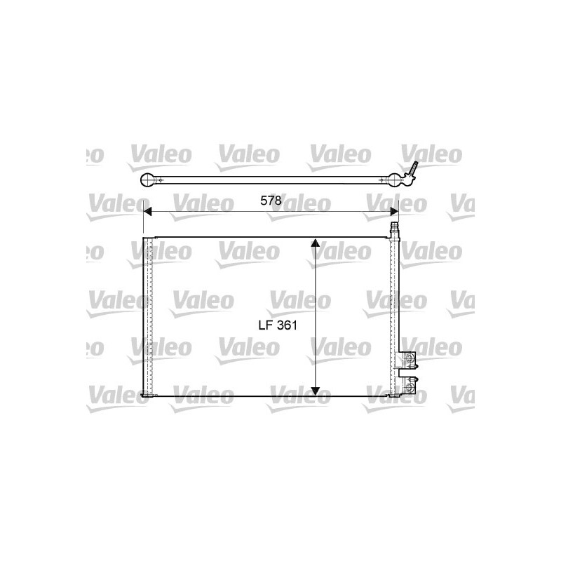 Condenseur de climatisation VALEO
