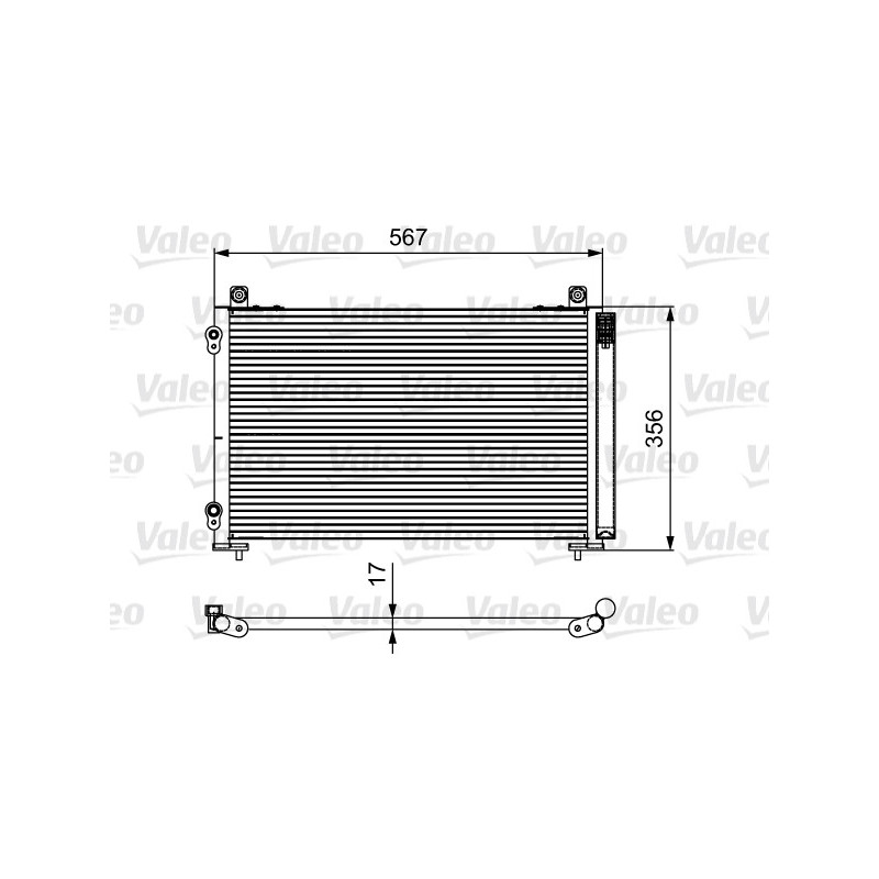 Condenseur de climatisation VALEO