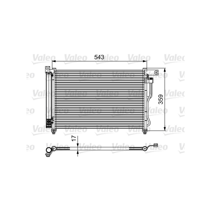 Condenseur de climatisation VALEO