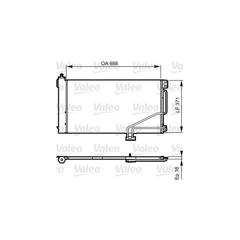 Condenseur de climatisation VALEO