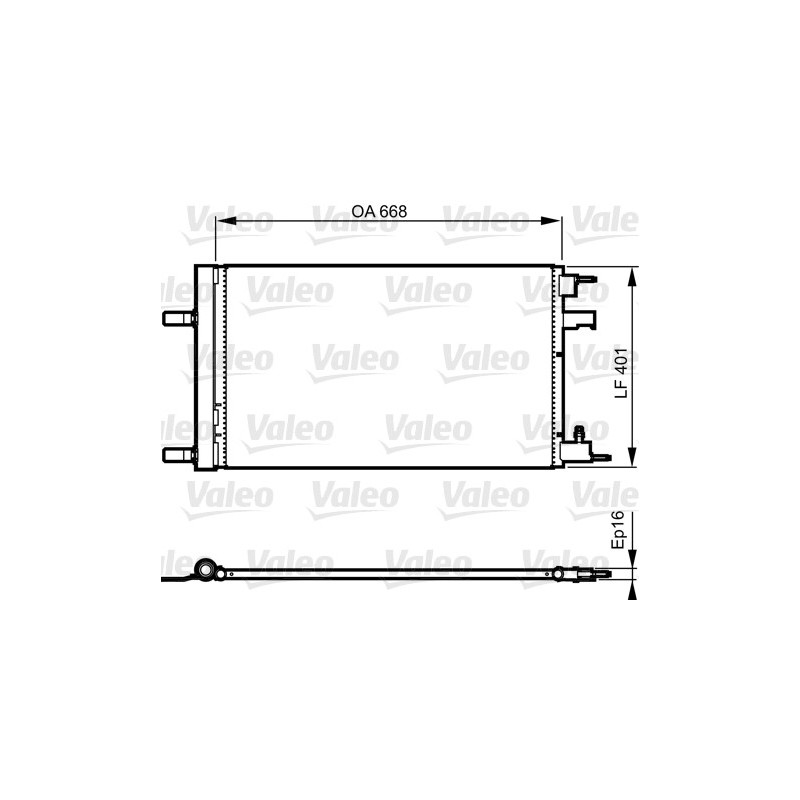 Condenseur de climatisation VALEO