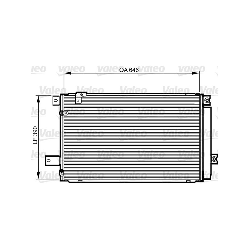 Condenseur de climatisation VALEO