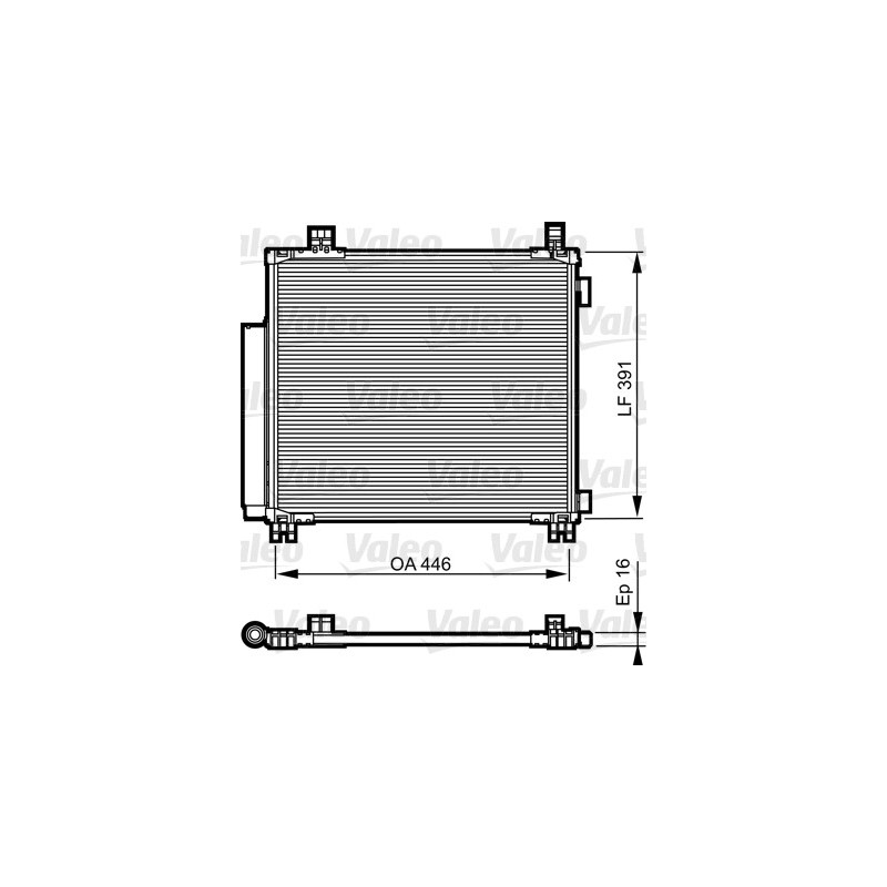 Condenseur de climatisation VALEO