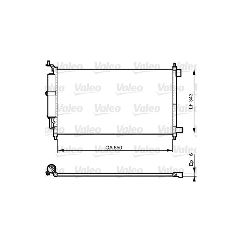 Condenseur de climatisation VALEO