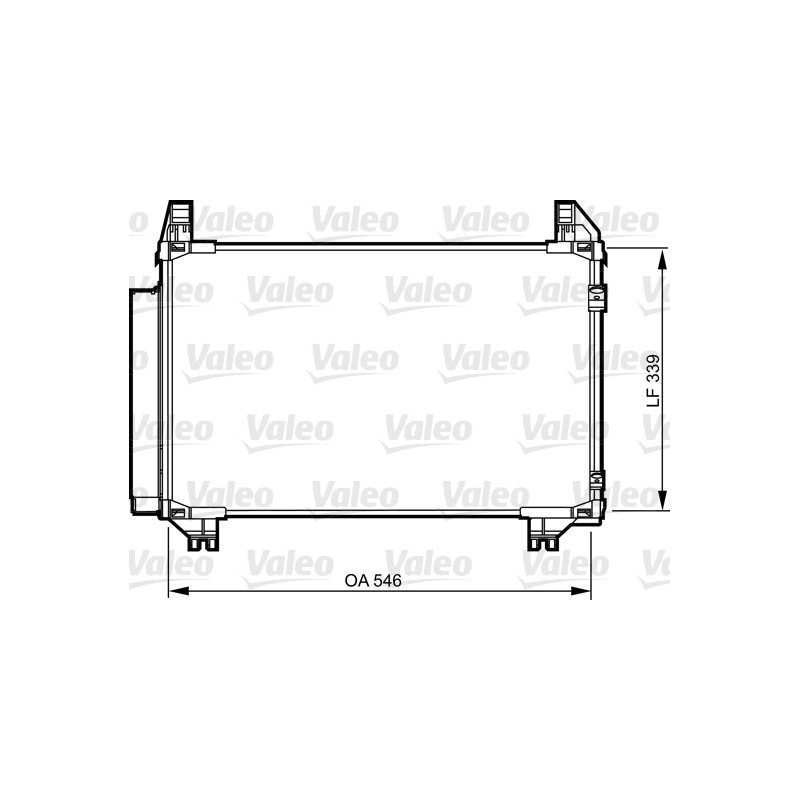Condenseur de climatisation VALEO
