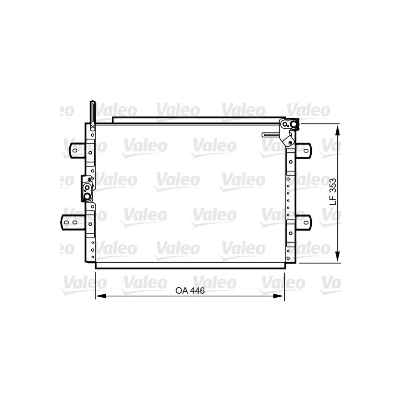 Condenseur de climatisation VALEO