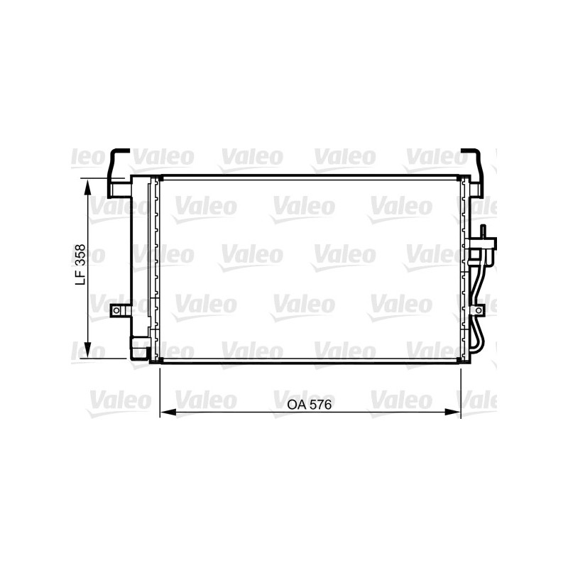 Condenseur de climatisation VALEO