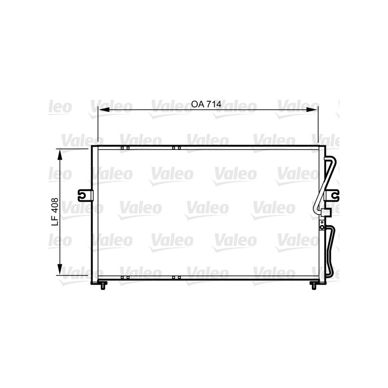 Condenseur de climatisation VALEO