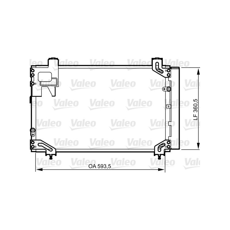 Condenseur de climatisation VALEO