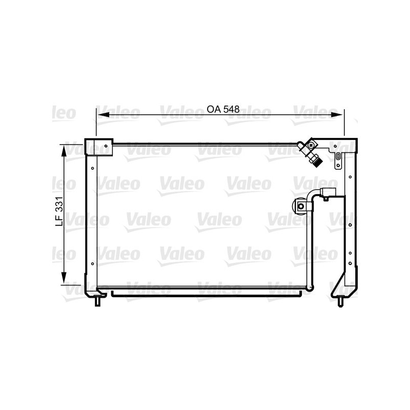 Condenseur de climatisation VALEO