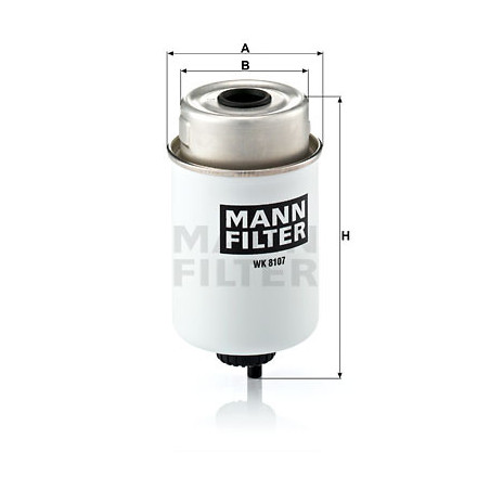Filtre à carburant MANN-FILTER