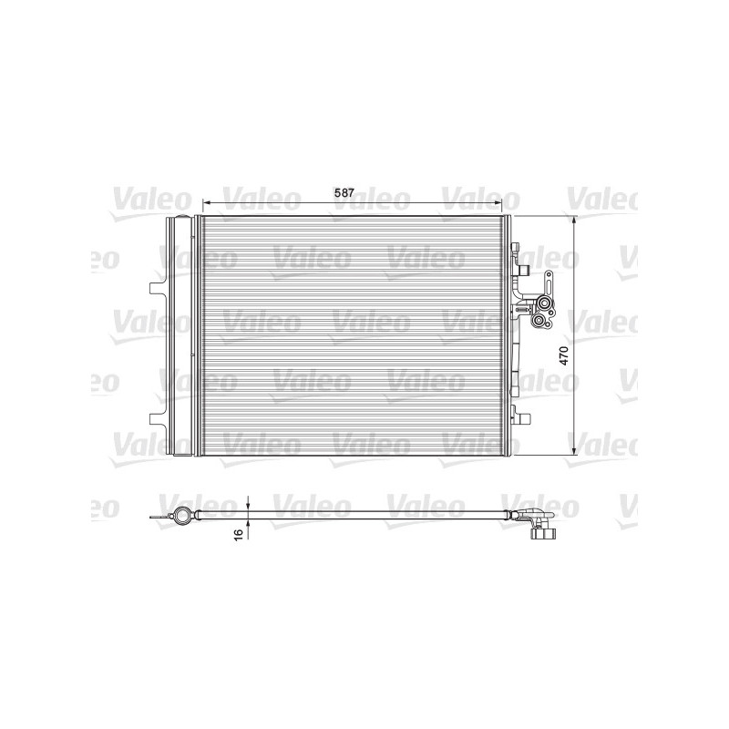 Condenseur de climatisation VALEO