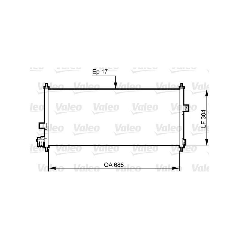 Condenseur de climatisation VALEO