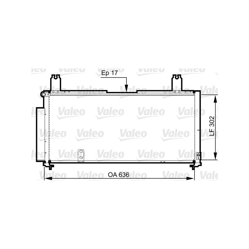 Condenseur de climatisation VALEO