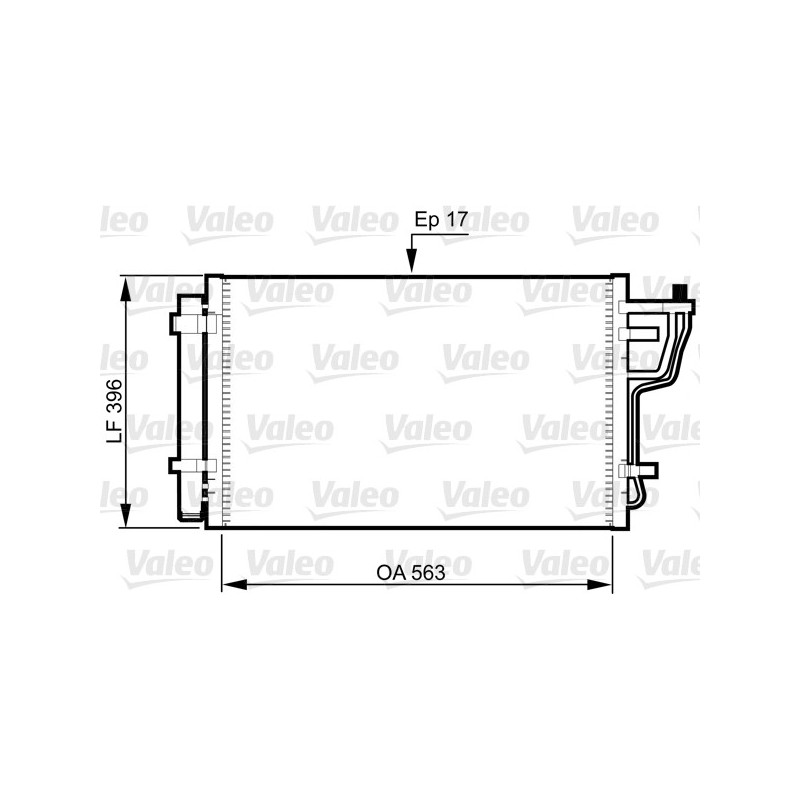 Condenseur de climatisation VALEO