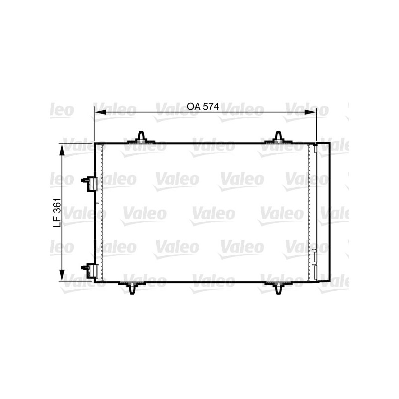 Condenseur de climatisation VALEO
