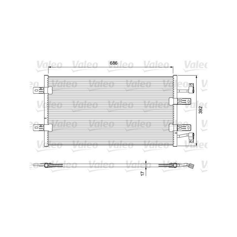 Condenseur de climatisation VALEO