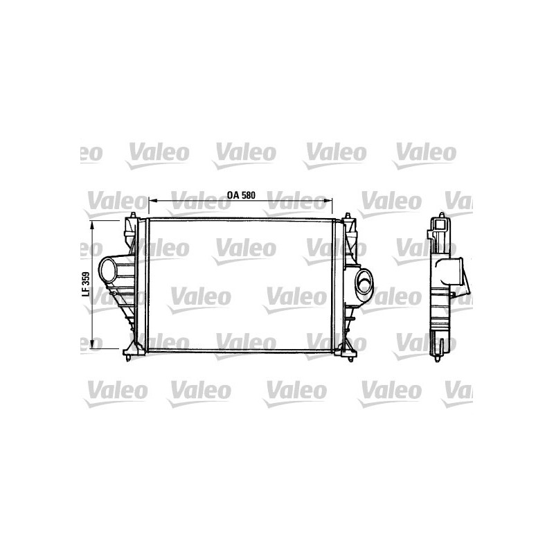 Intercooler (échangeur d'air) VALEO