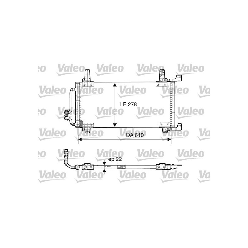 Condenseur de climatisation VALEO