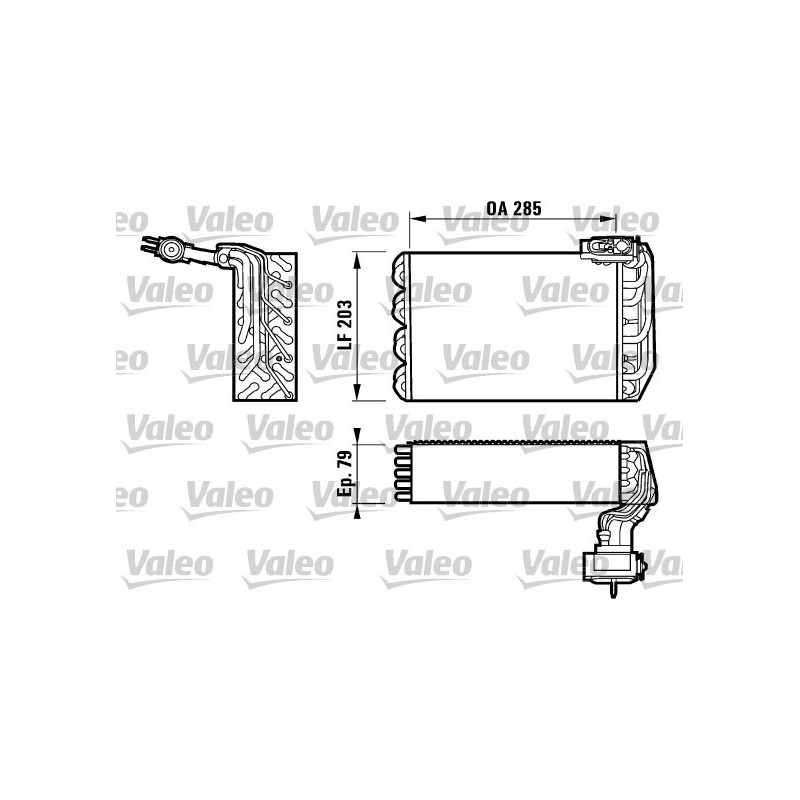 Evaporateur de climatisation VALEO