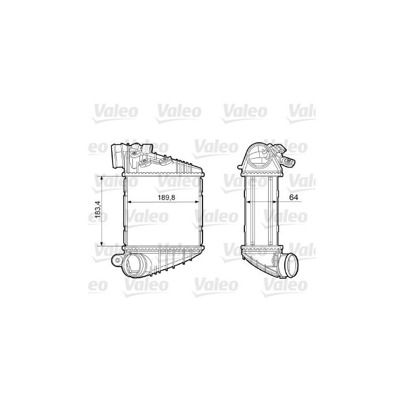 Intercooler (échangeur d'air) VALEO