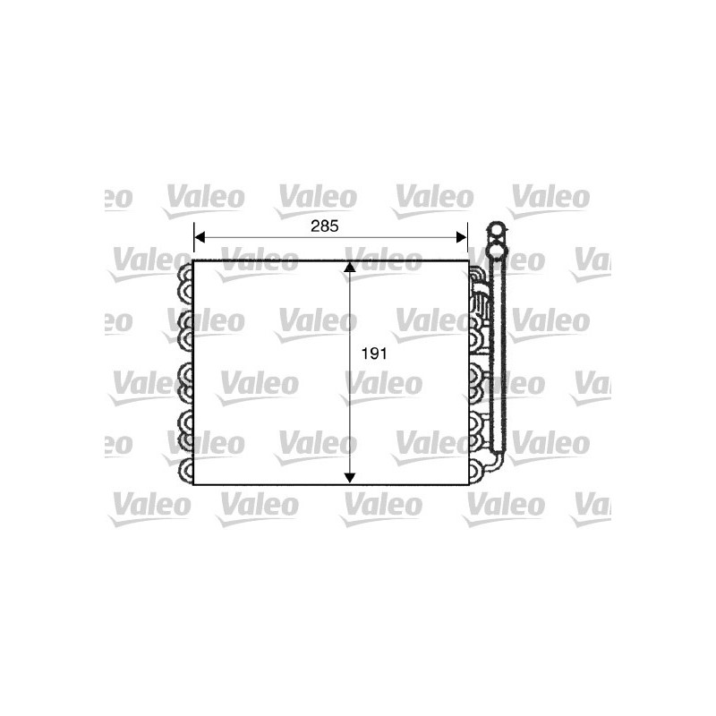 Evaporateur de climatisation VALEO
