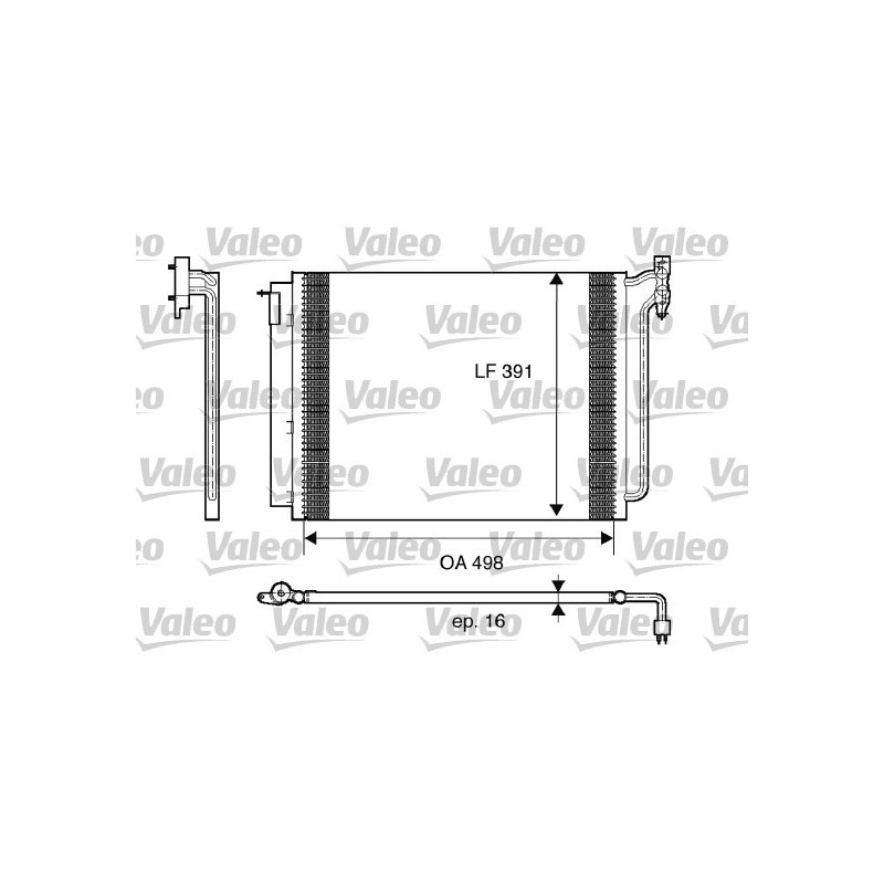 Condenseur de climatisation VALEO
